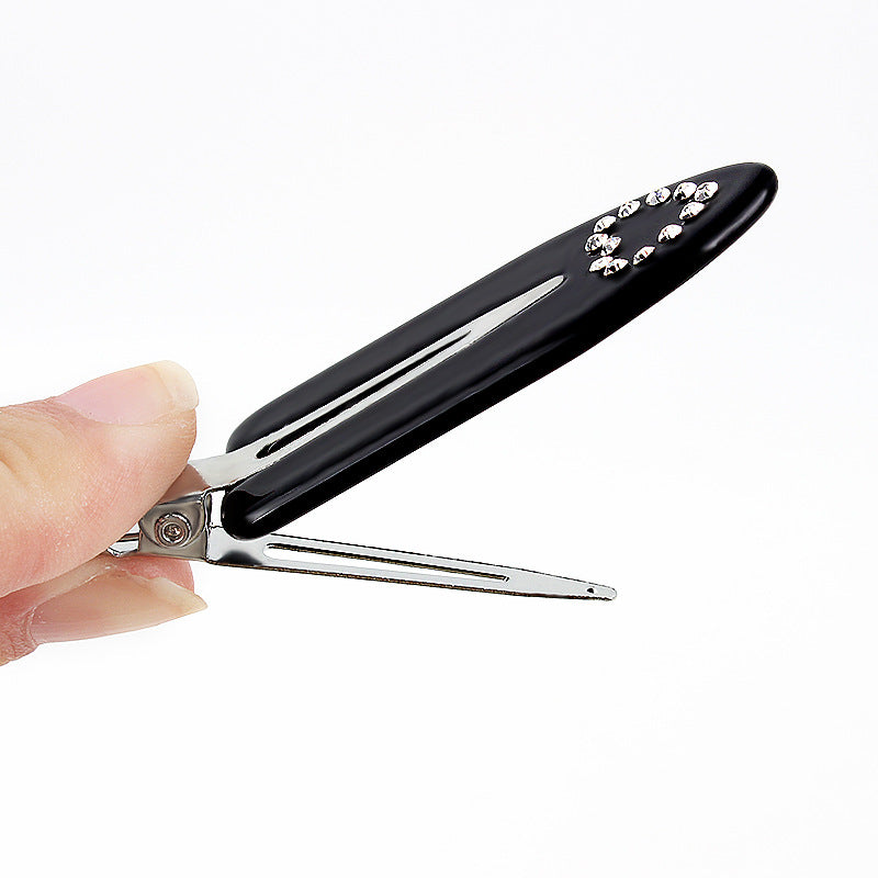 love rhinestone seamless clip 3mm thick acetic acid seamless hairpin makeup face wash side bangs clip