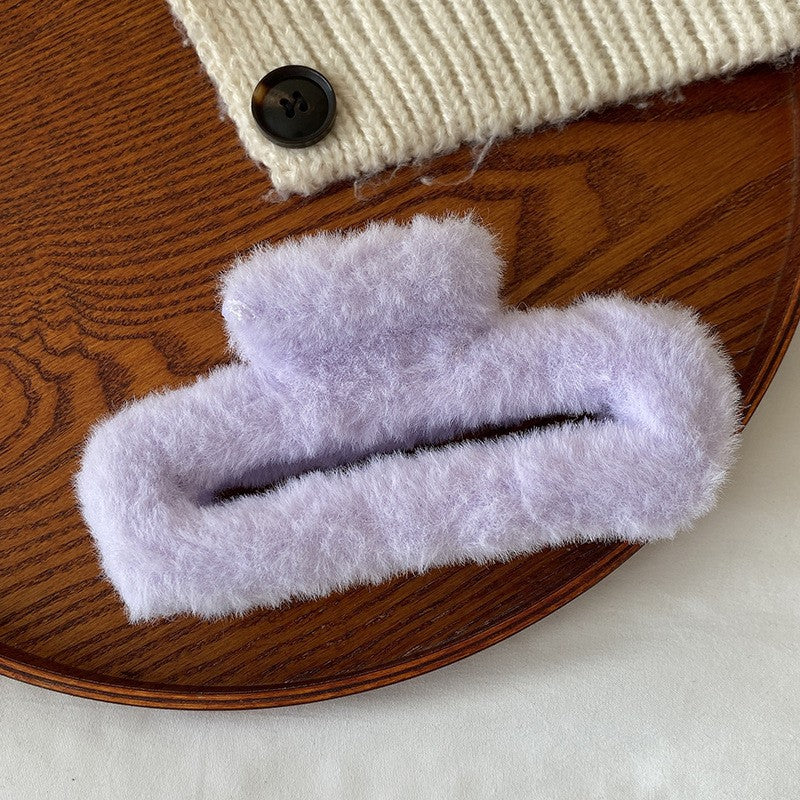 Autumn/Winter Plush Claw Clip
