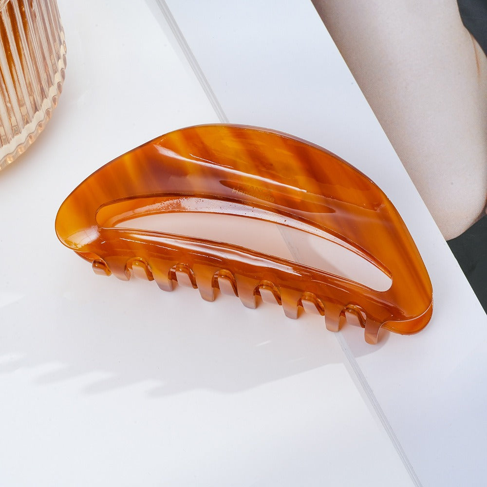 French acetic acid hairpin retro hollow tortoiseshell hair claw