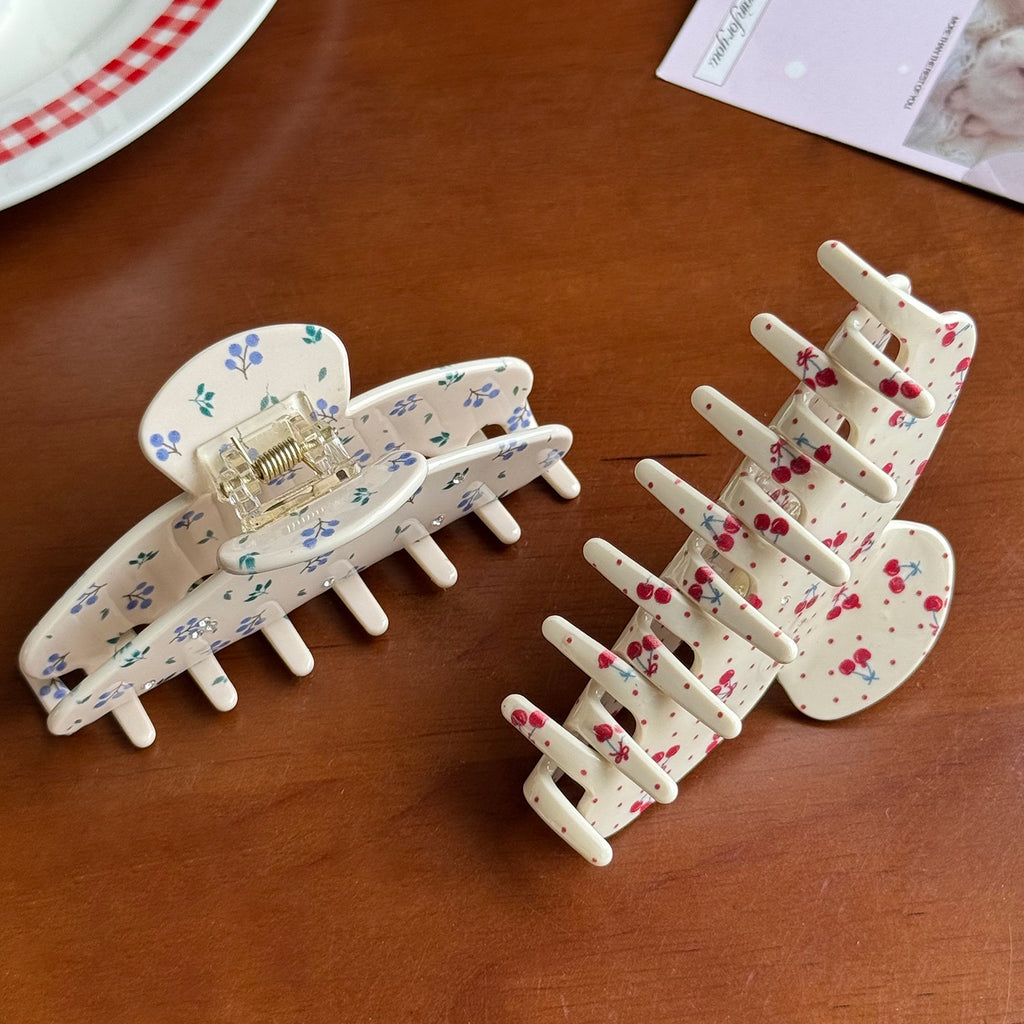 Spring Floral Prints Hair Claw