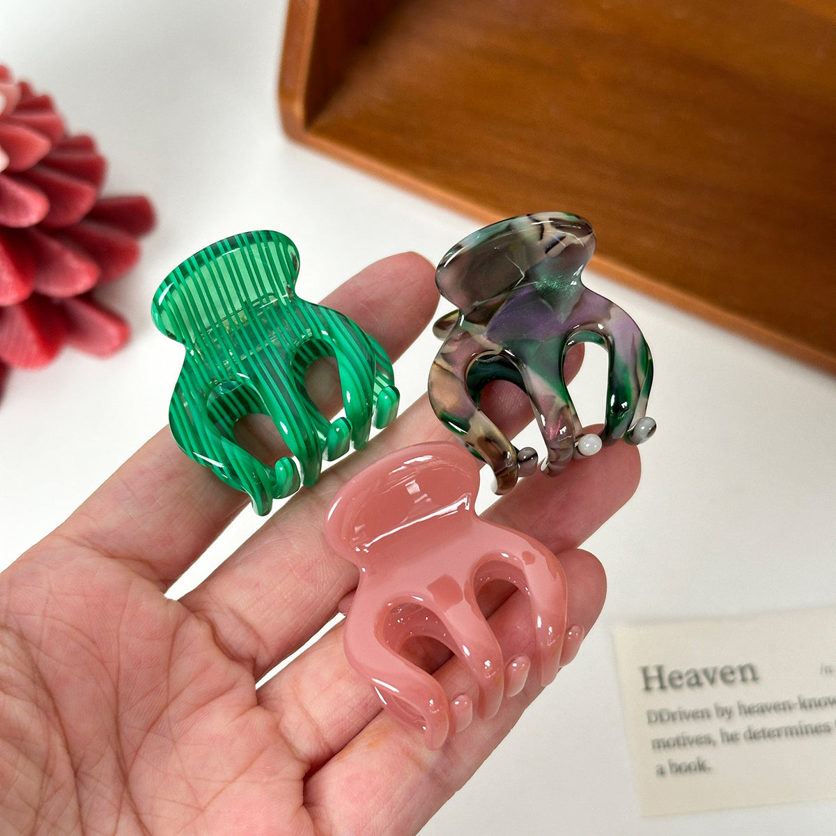 small jelly bangs hair clip