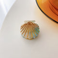 mini shell hair claw