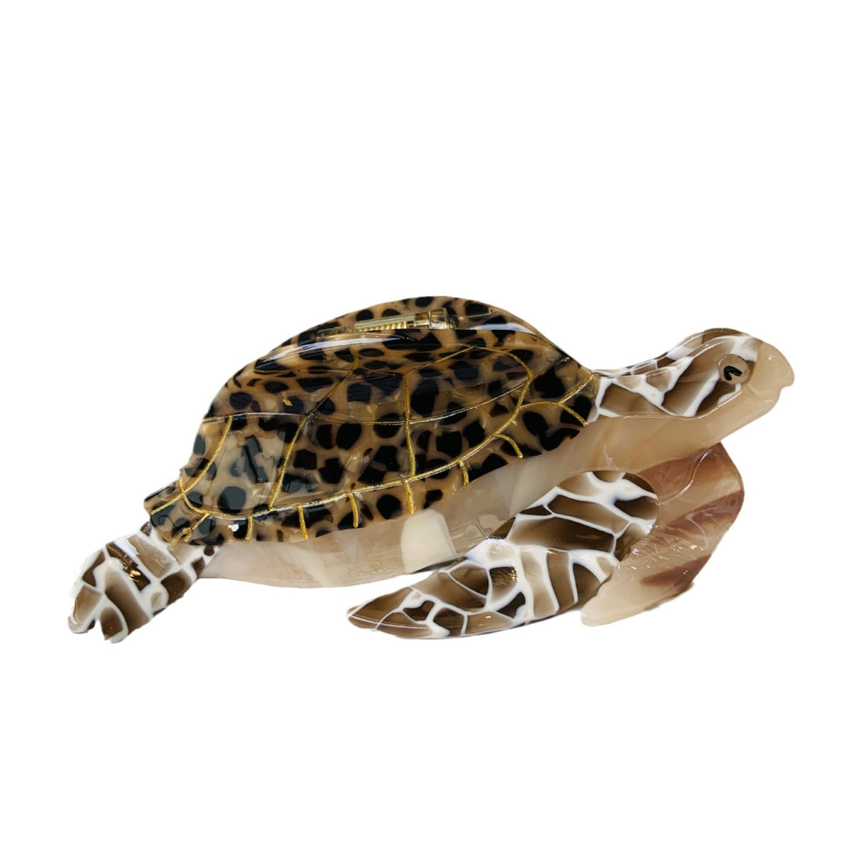 ocean series hair claw clips - unique animal designs (penguin, shark)