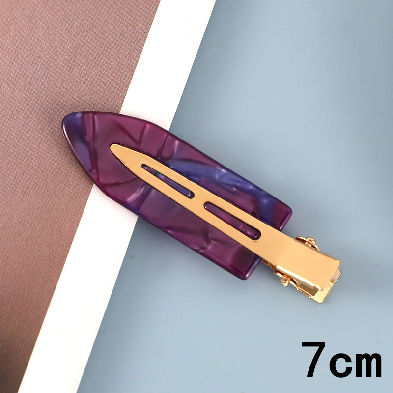 New Internet celebrity women's acetic acid plate seamless hairpin