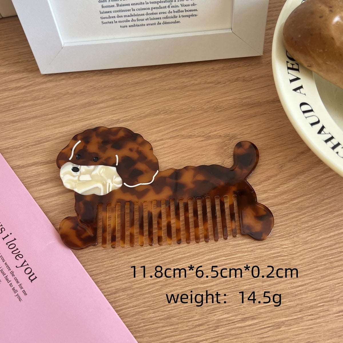 Tulip Flower Comb Premium Animal Vegetable Acetic Acid Makeup Fun Comb Portable Hair Comb