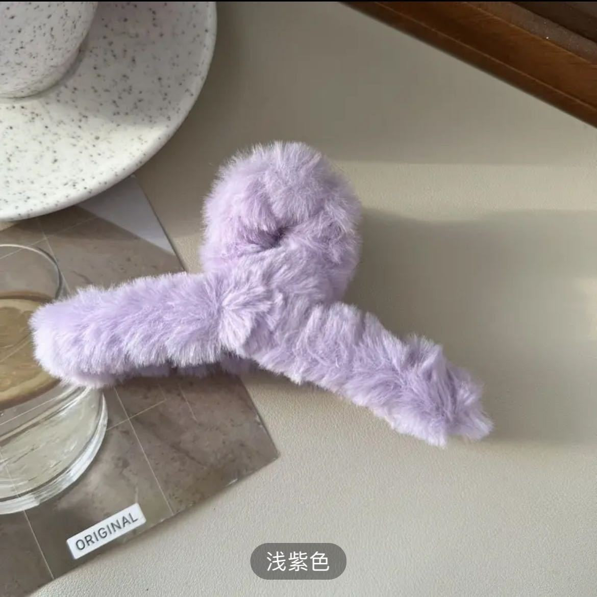 Autumn/Winter Plush Claw Clip
