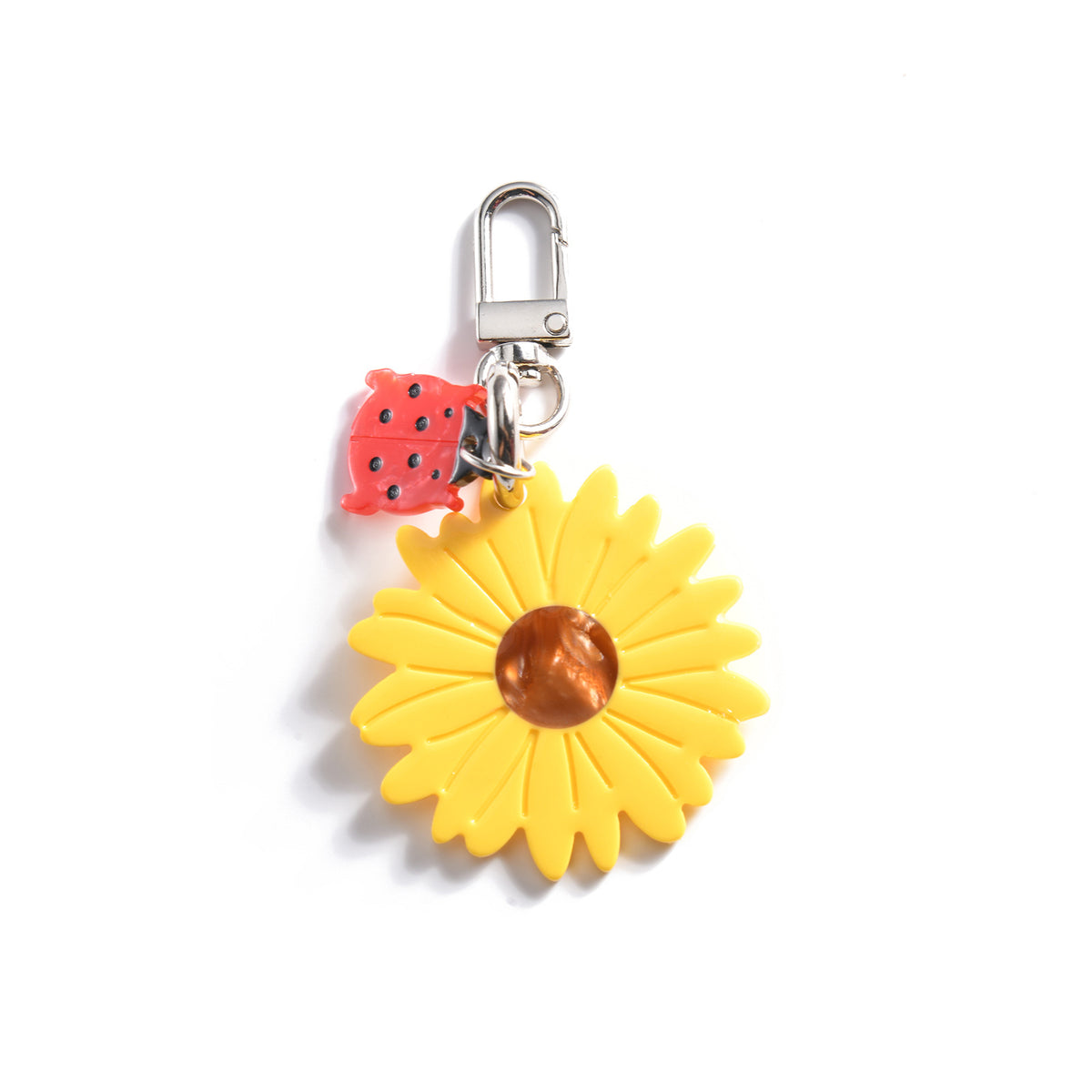 Cute colored butterfly comb keychain
