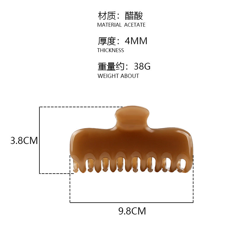 Chocolate Hair Claw