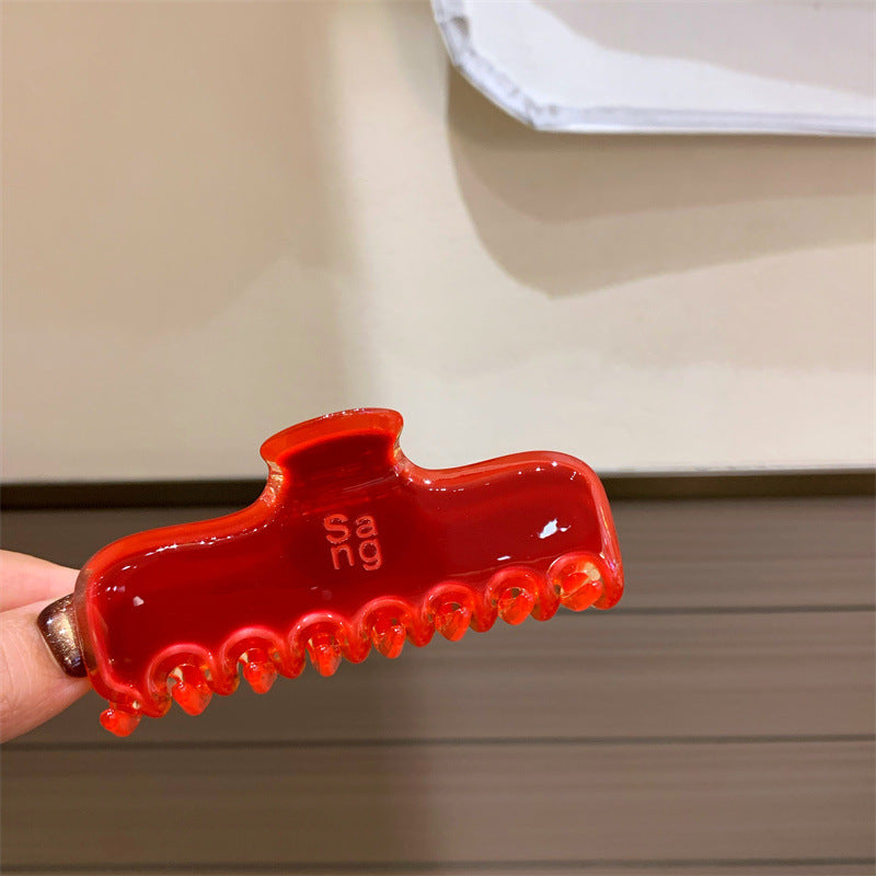 4cm Thick Jelly Chocolate Hair Claw