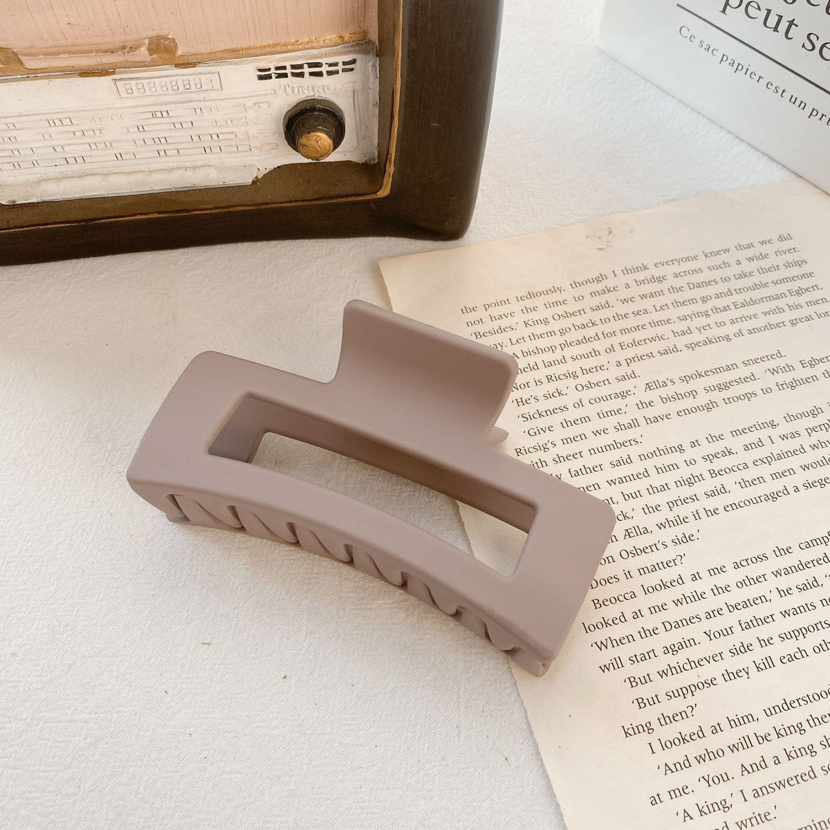 10.5Cm Korean version temperament matte large resin hair claw