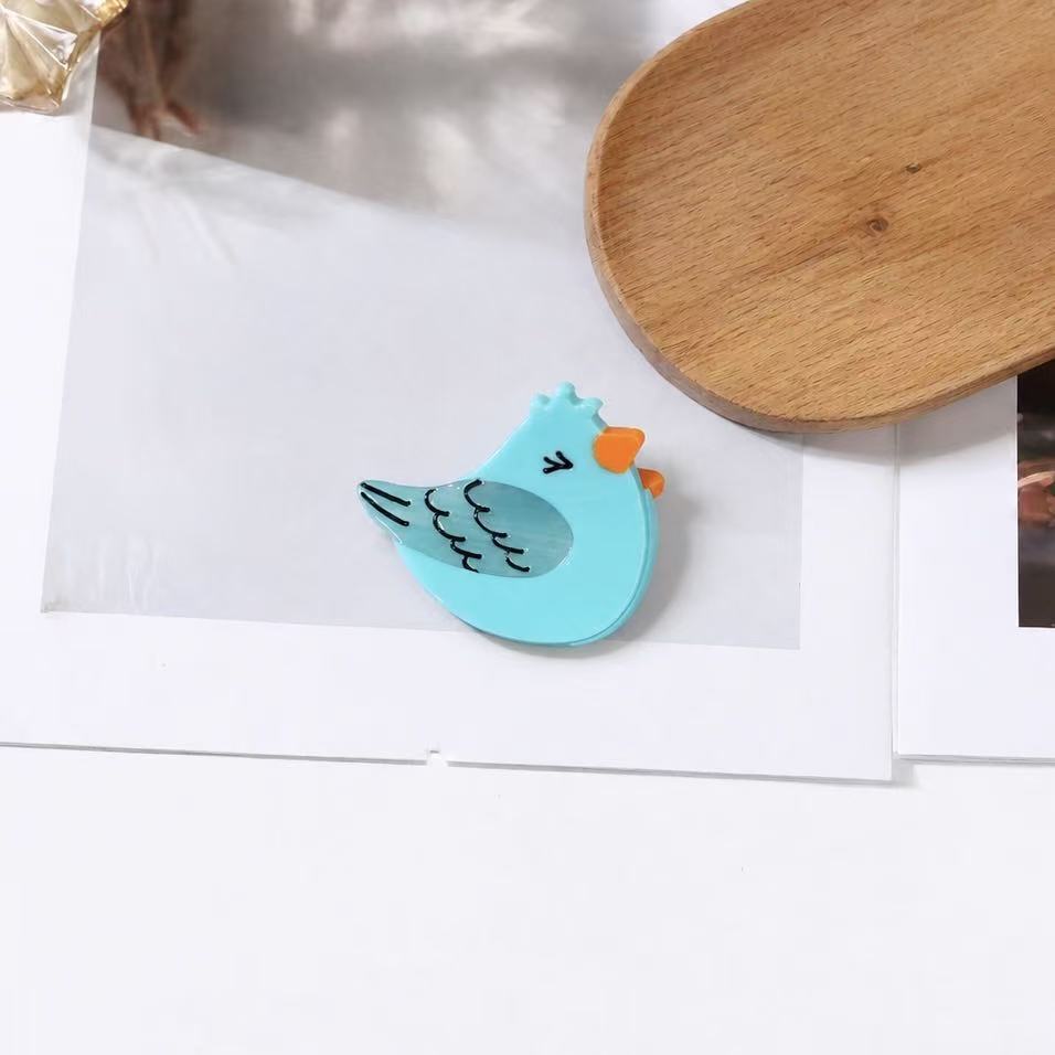 mini bird hair claw