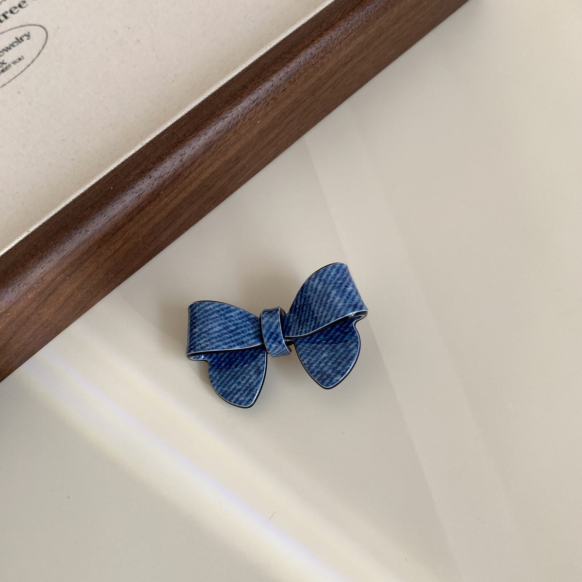 Denim Hair Claw