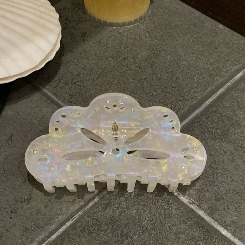 Mermaid White Hair Comb