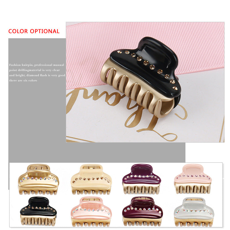 Alexander acetic acid single-row diamond medium hair claw