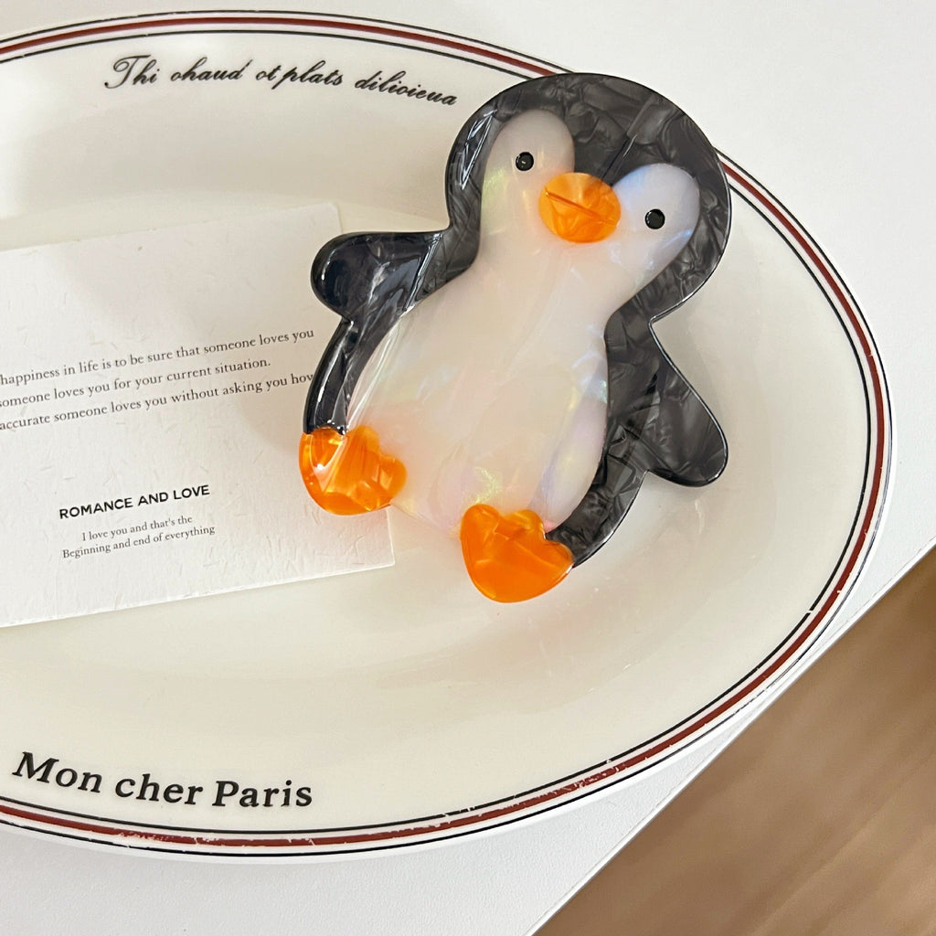 penguin duck animal lion hair claw