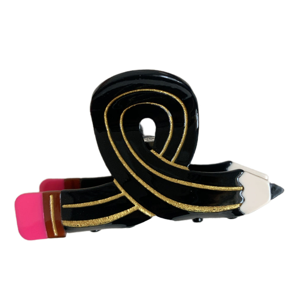 cross-splicing pencil hair claw