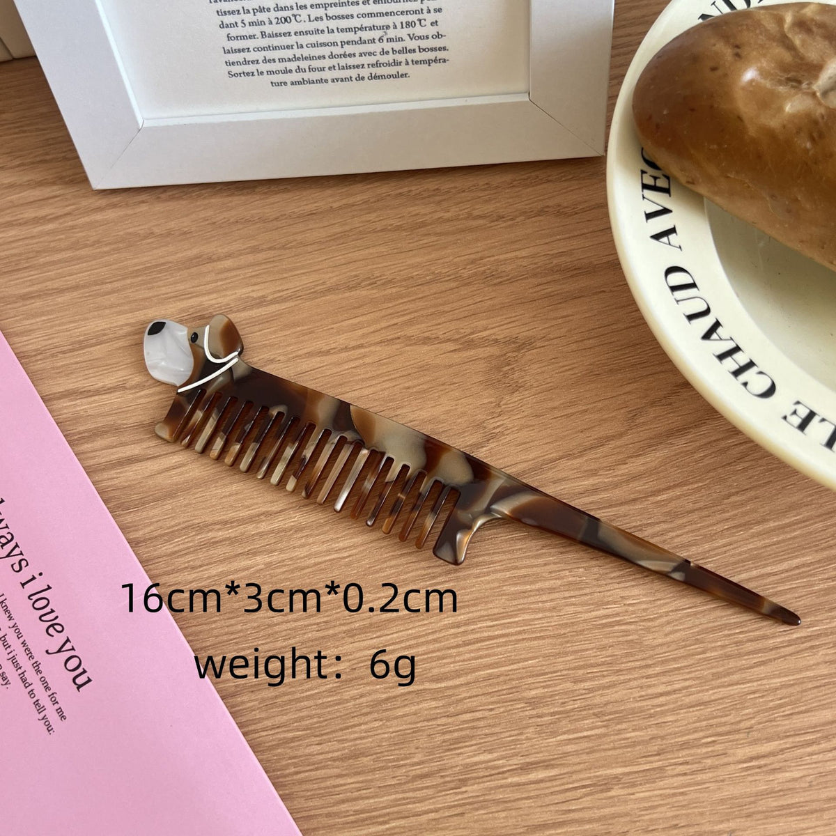 Tulip Flower Comb Premium Animal Vegetable Acetic Acid Makeup Fun Comb Portable Hair Comb