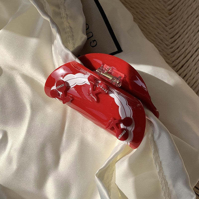 Cherry Hair Claw
