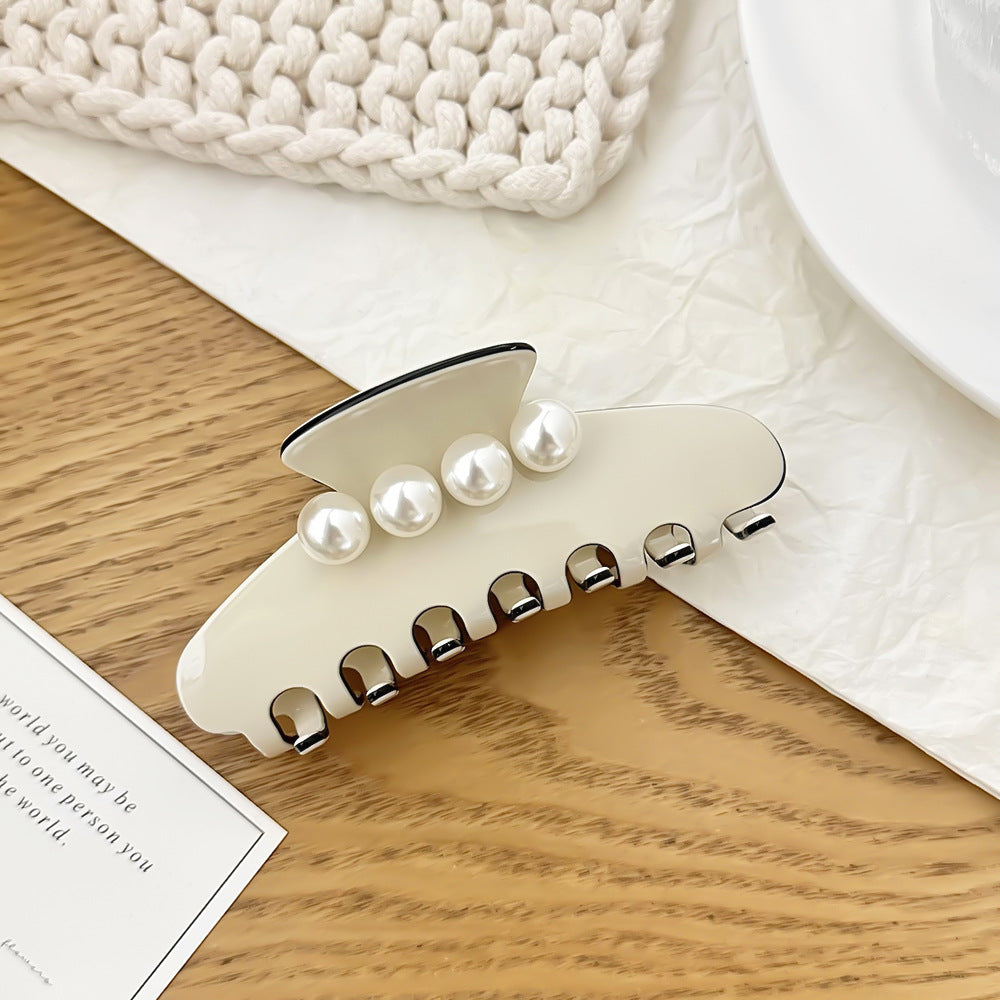 Alexander Large Premium Pearl Hair Claw