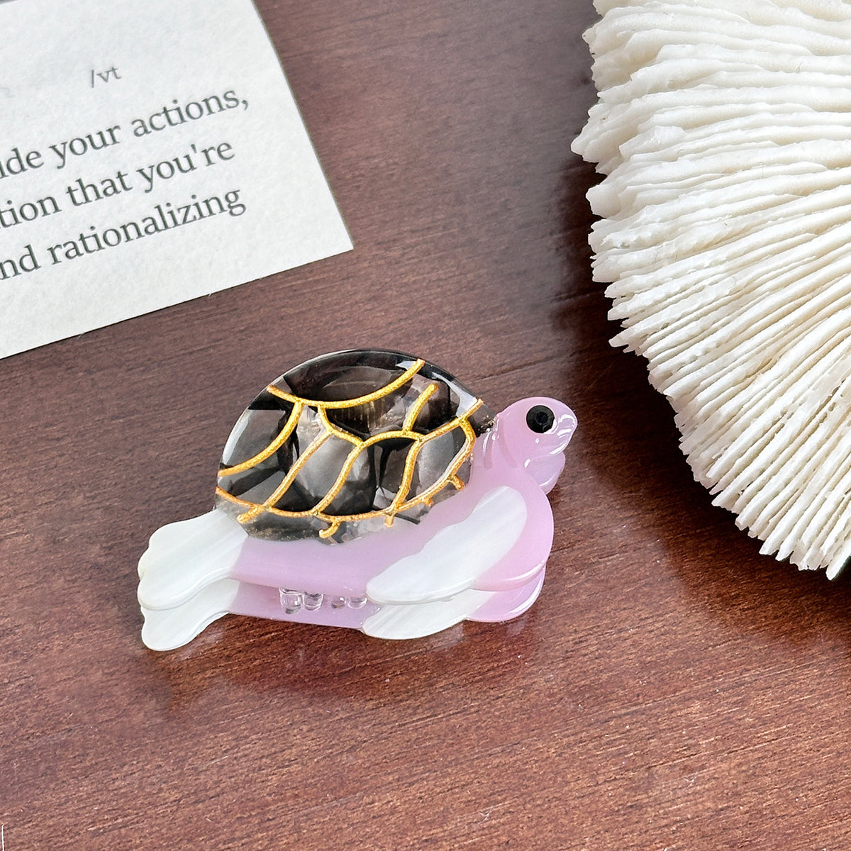 mini owl hair claw