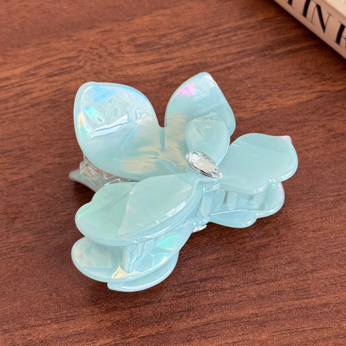Korean premium sense grab clip imitation acetic acid hairpin shark clip children's exquisite cute butterfly premium hair accessories hairpin