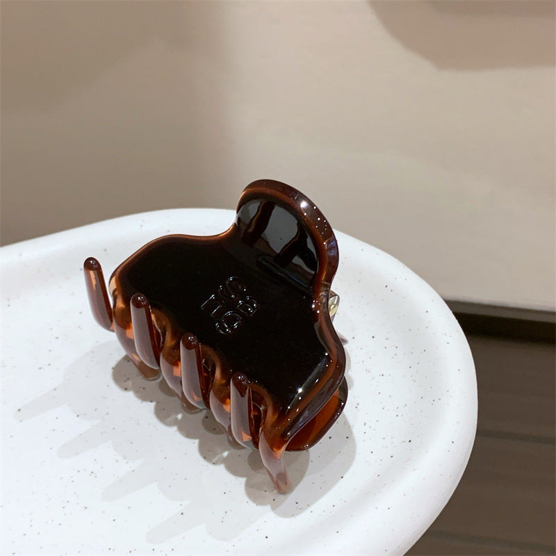 Small Chocolate Hair Claw