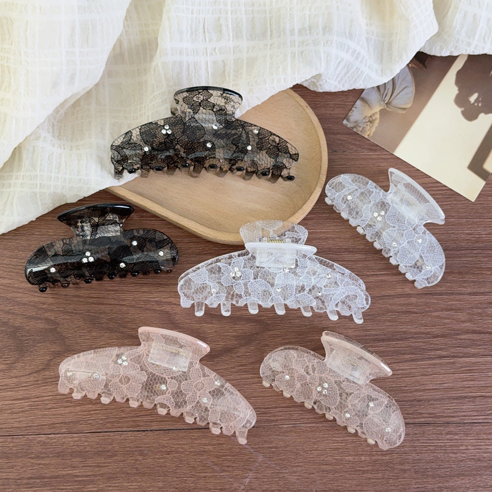 lace pattern hair clip