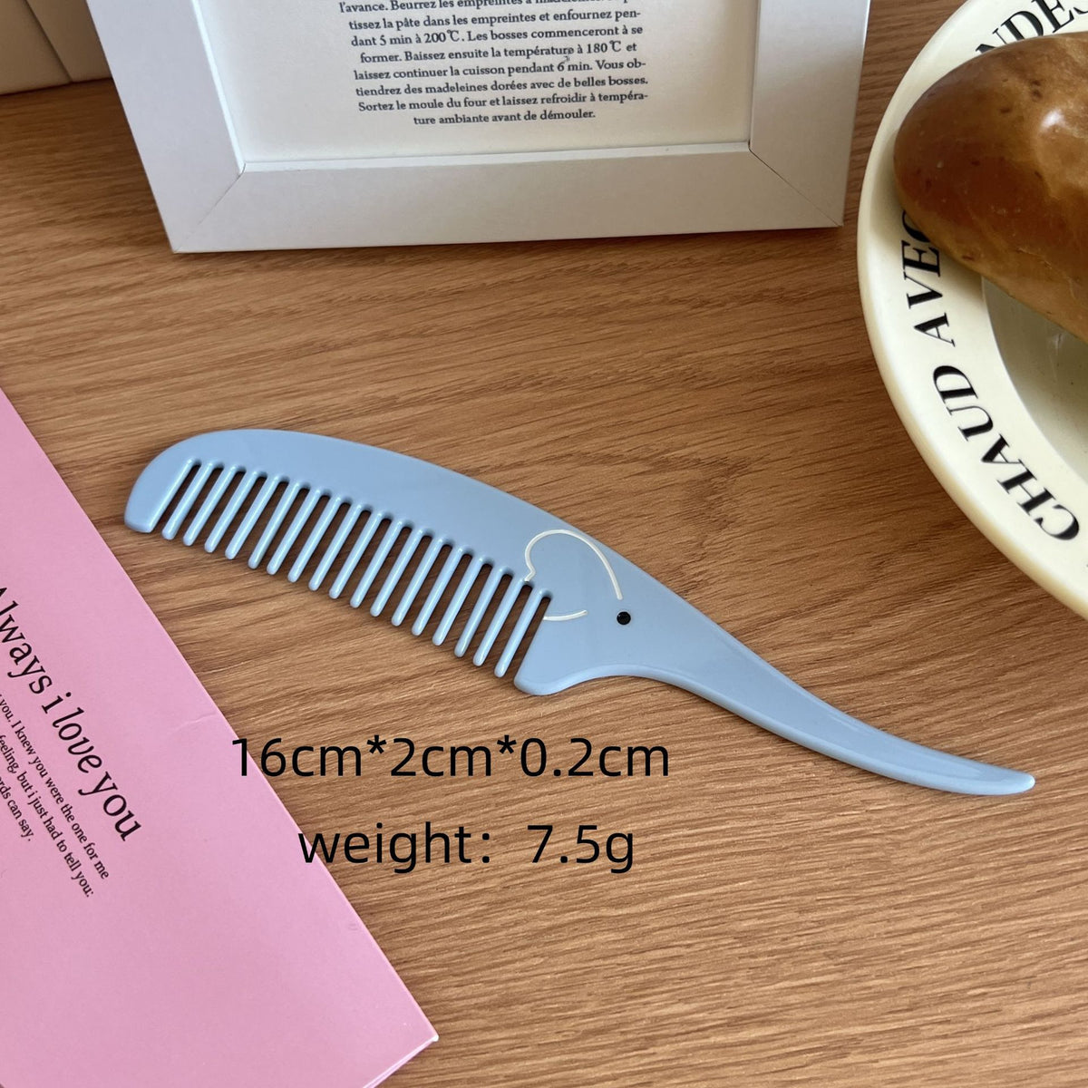 Tulip Flower Comb Premium Animal Vegetable Acetic Acid Makeup Fun Comb Portable Hair Comb