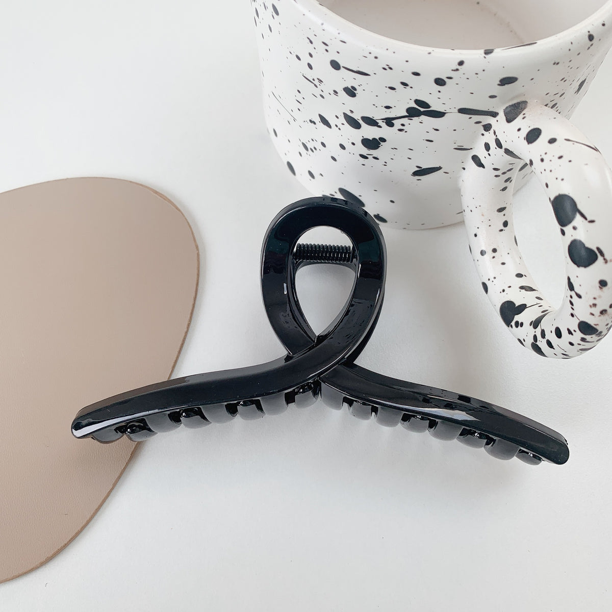 Morandi matte hairpin matte texture large hair claw