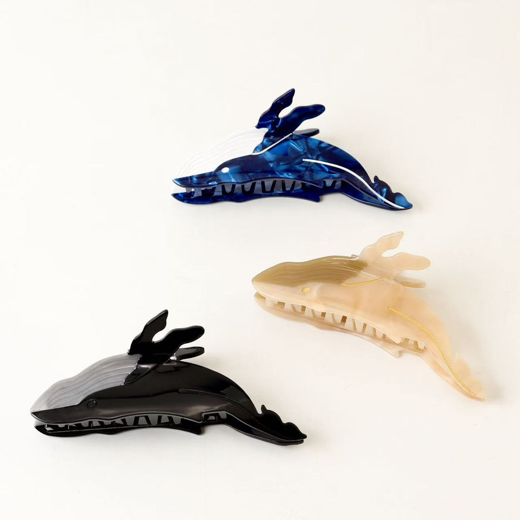 Ocean Whale Hair Claw