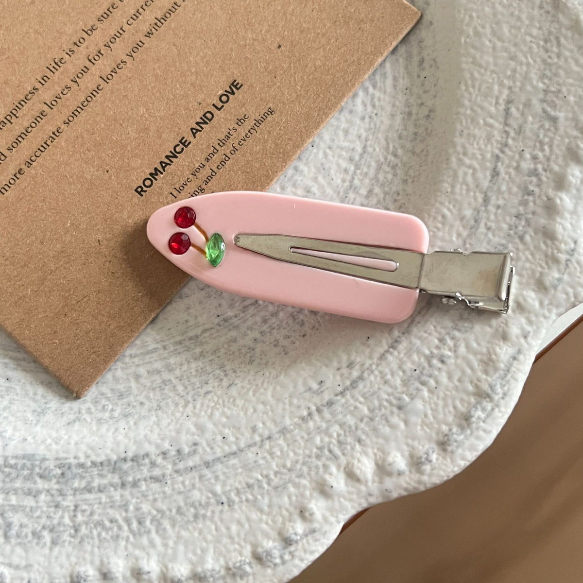 Cherry Seamless Hair Clip
