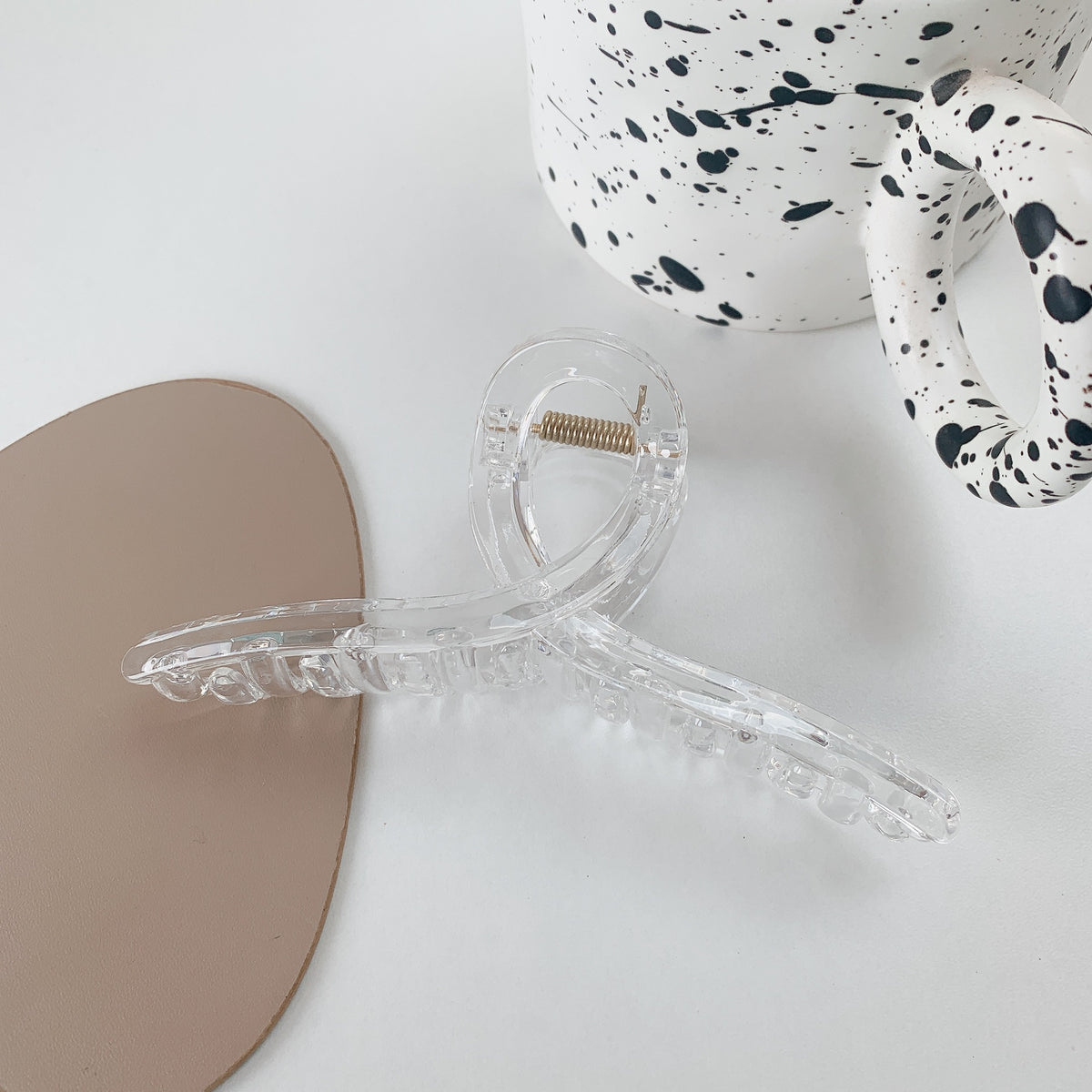 Morandi matte hairpin matte texture large hair claw
