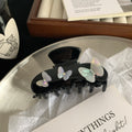 three-dimensional butterfly rhinestone hair claw
