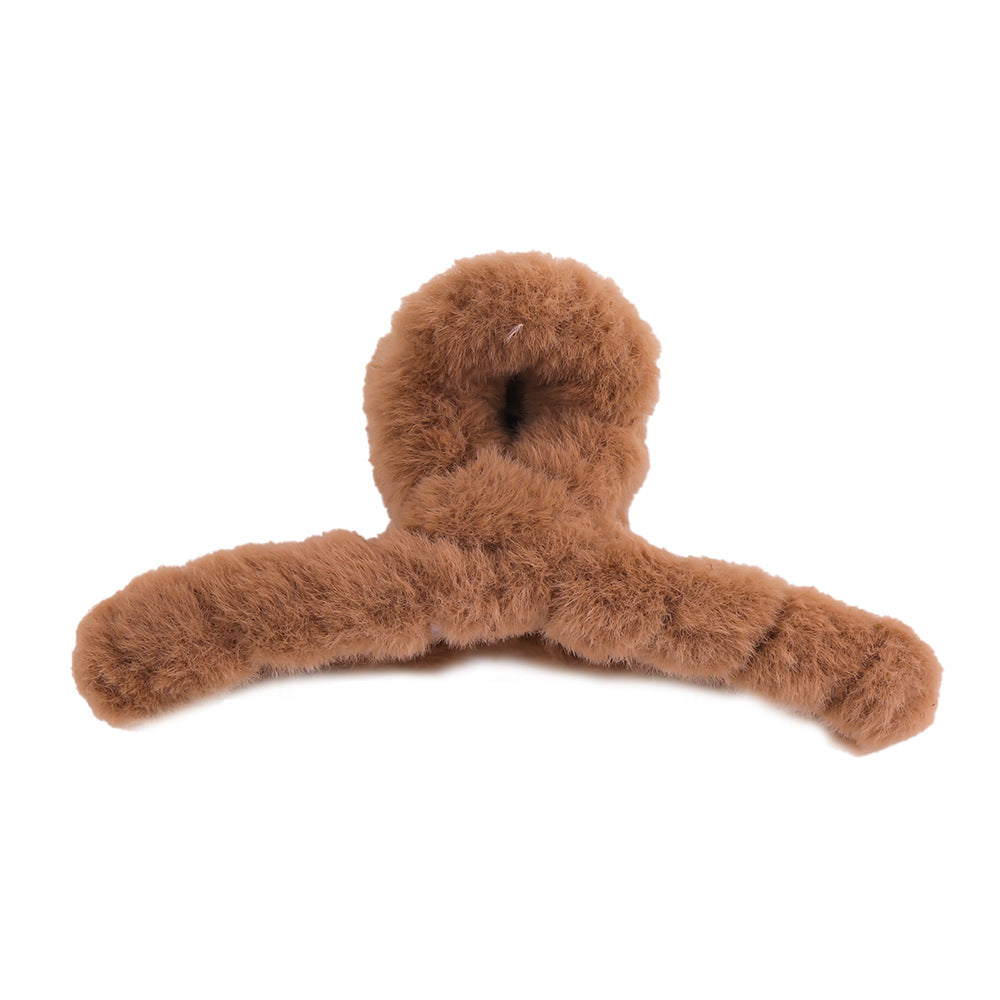 Autumn/Winter Plush Claw Clip
