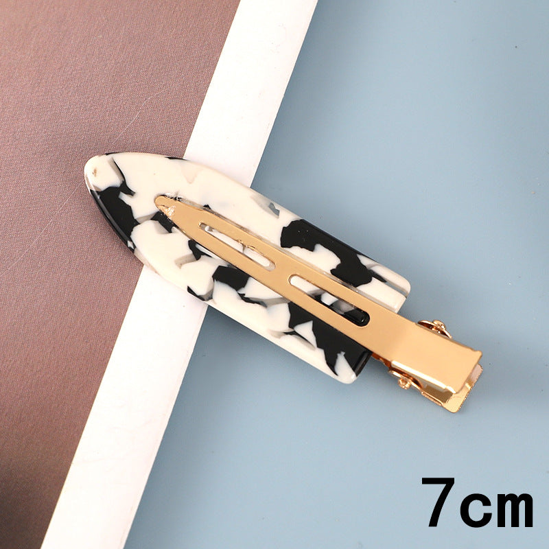 New Internet celebrity women's acetic acid plate seamless hairpin
