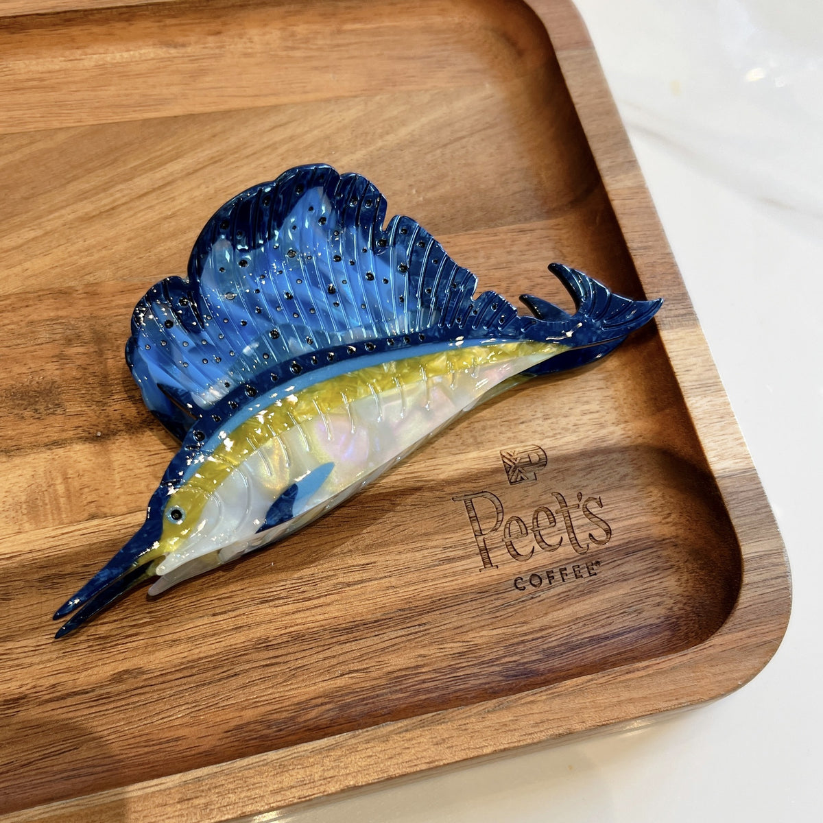 ocean series sea turtle, dolphin, goldfish hair claw