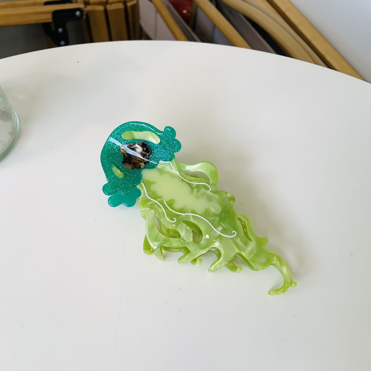 ocean jellyfish hair claw