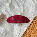 Korean-style acetate spring clip oval-shaped fringe hair claw