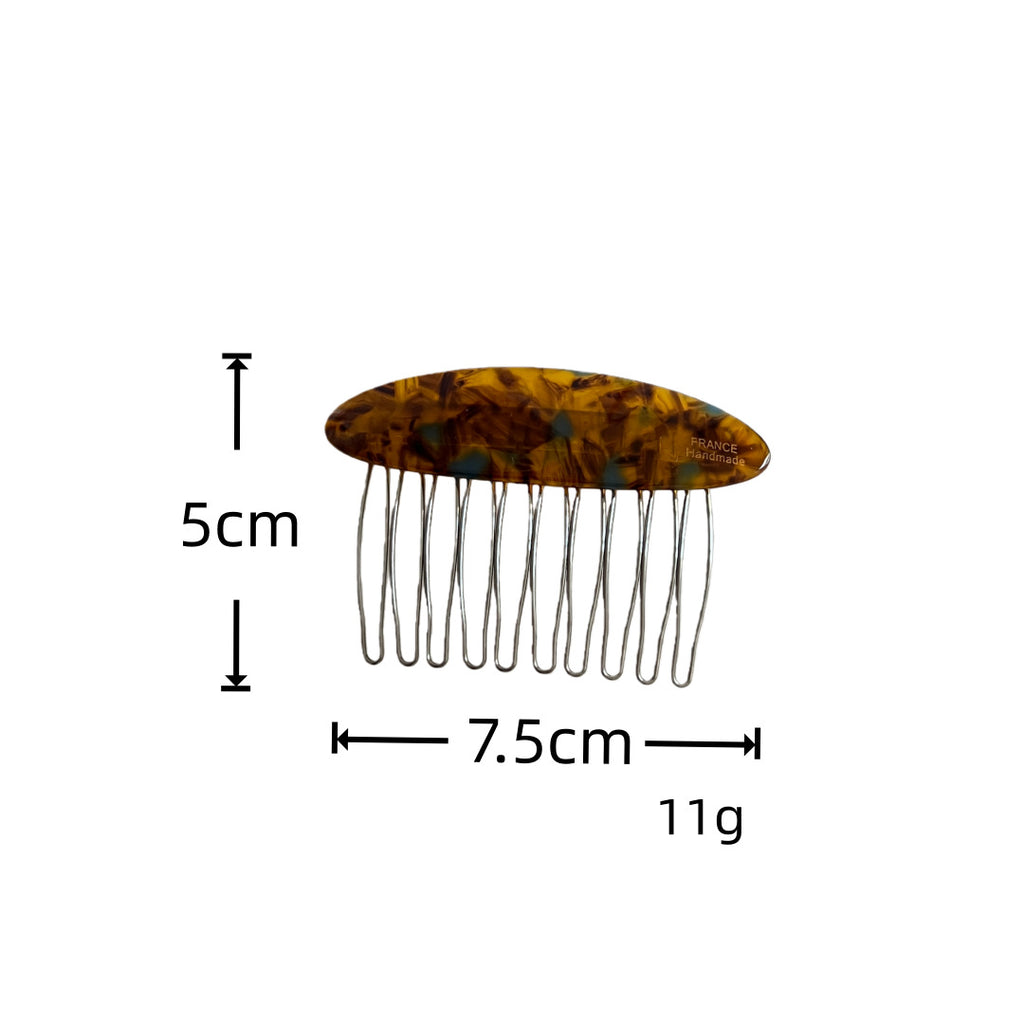 Temperament Broken hair Fixed finishing artifact Hair comb Hair card Female side hairpin Back head hair upside down Comb