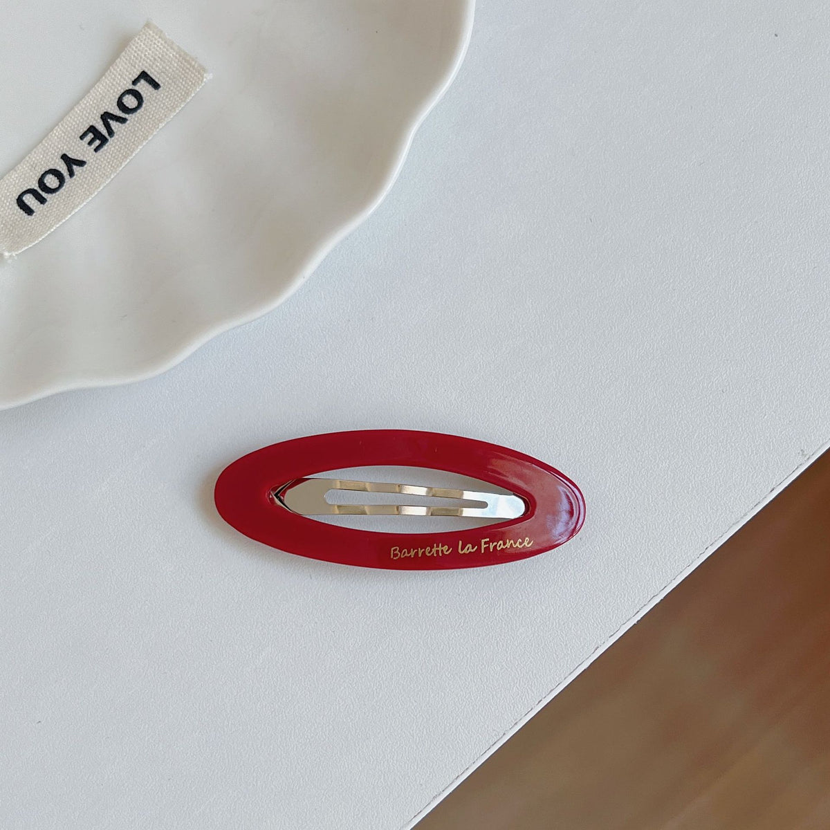 summer color oval hairpin female dopamine sweet girl bangs BB Hair clip