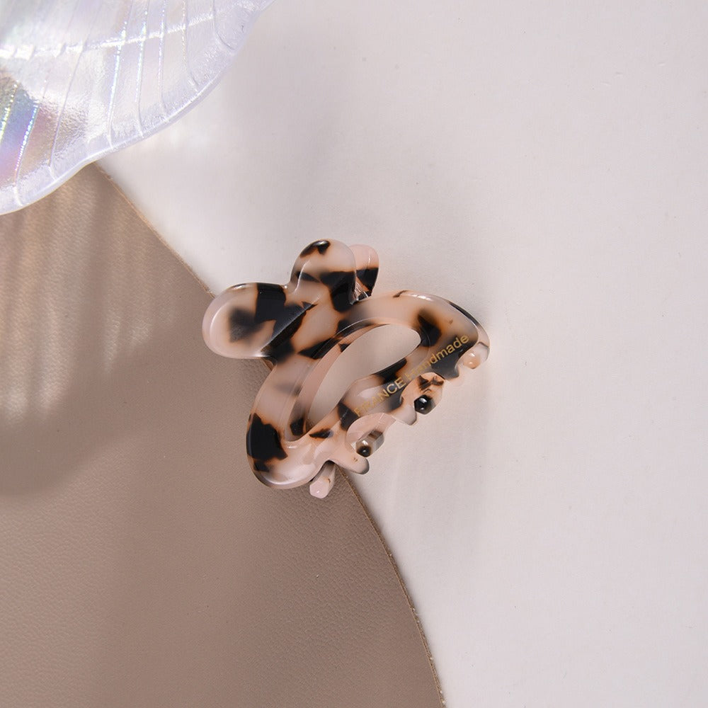 French acetic acid hairpin retro hollow tortoiseshell hair claw