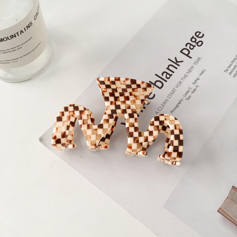 M Shaped Hollow Hair Claw