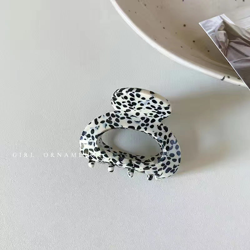 French acetic acid hairpin retro hollow tortoiseshell hair claw