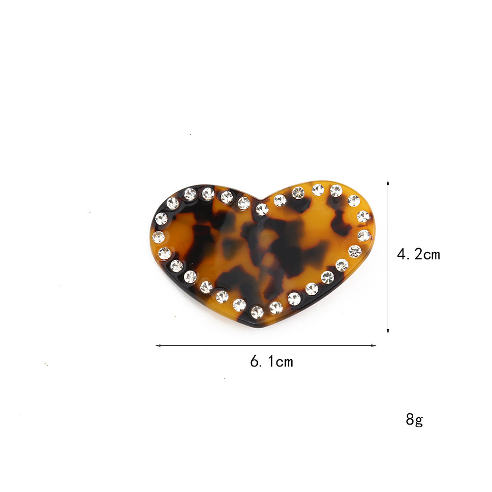 Love diamond hair clip