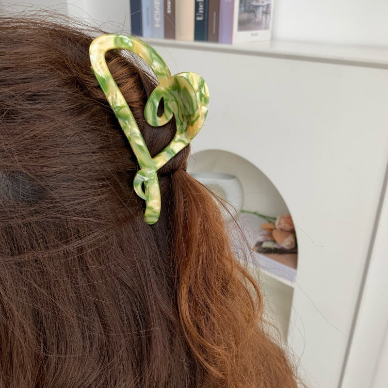 Heart Hair Claw