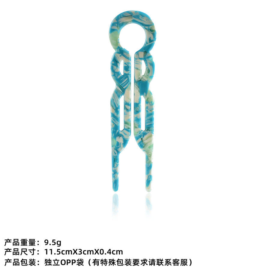 U-shaped acetic acid hairpin