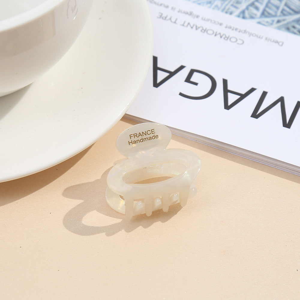French acetic acid hairpin retro hollow tortoiseshell hair claw