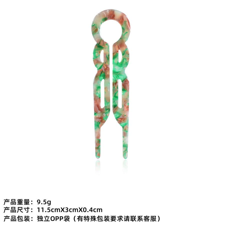 U-shaped acetic acid hairpin