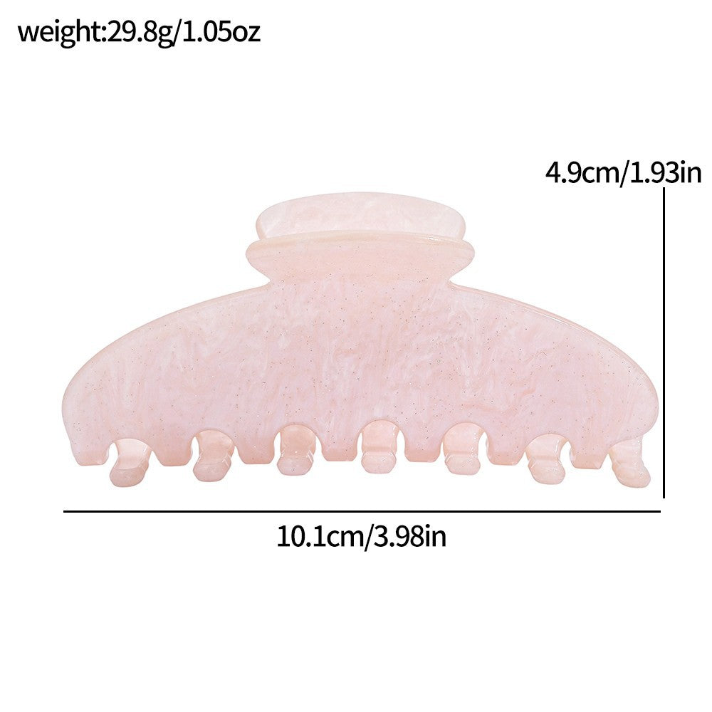 girl sweet pink fresh simple hair claw
