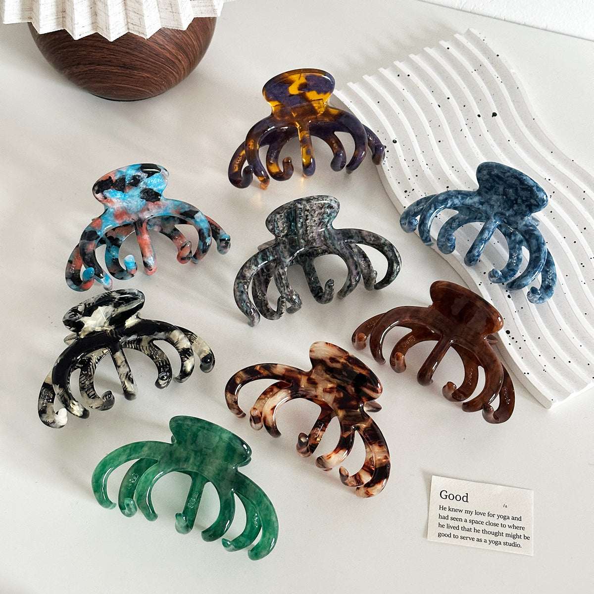Thickened 4MM Octopus Hair Claw